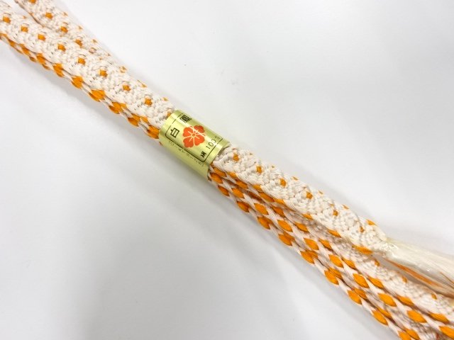 未使用品　正絹　手組帯締め